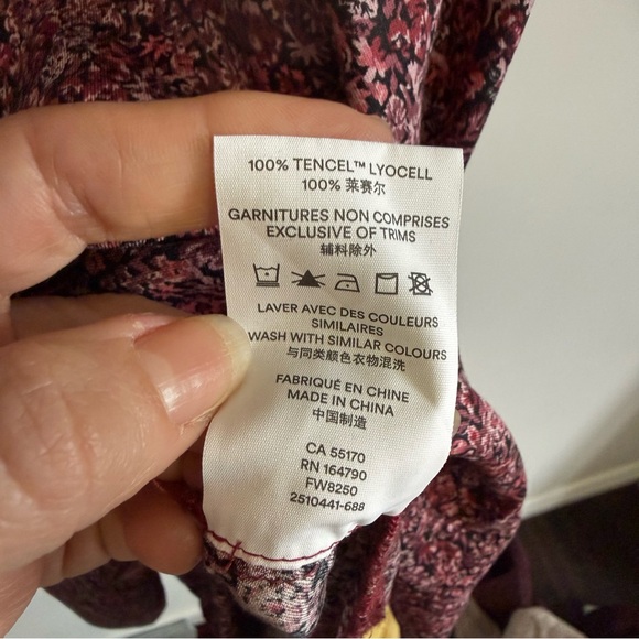 Frank and Oak Floral Button-Up Midi Dress - Picture 7 of 11